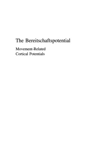 The Bereitschaftspotential: Movement-Related Cortical Potentials