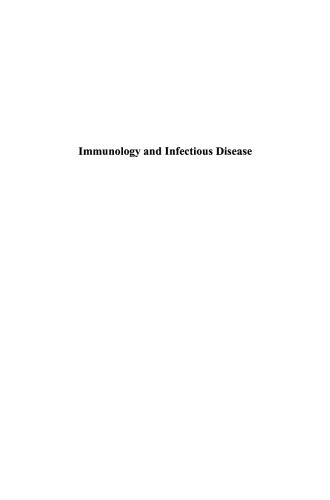 Immunology and Infectious Disease