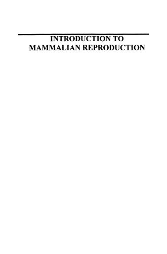 Introduction to Mammalian Reproduction