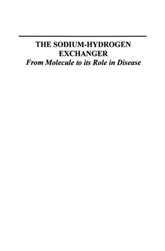 The Sodium-Hydrogen Exchanger: From Molecule to its Role in Disease