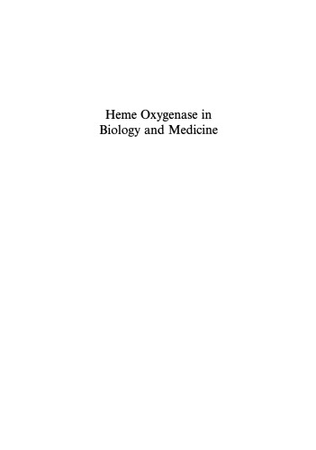Heme Oxygenase in Biology and Medicine