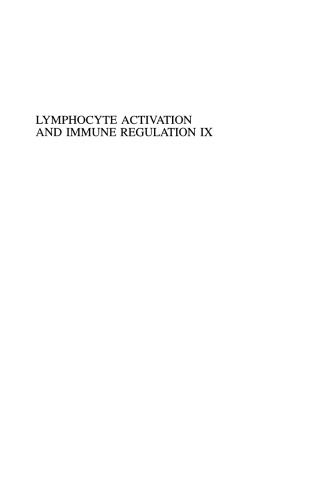 Lymphocyte Activation and Immune Regulation IX: Homeostasis and Lymphocyte Traffic