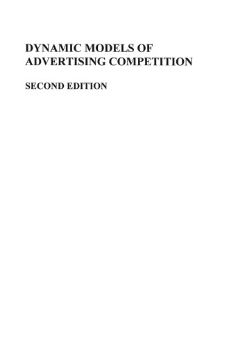 Dynamic Models of Advertising Competition