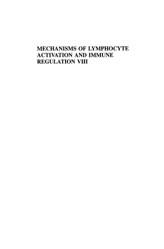 Mechanisms of Lymphocyte Activation and Immune Regulation VIII: Autoimmunity 2000 and Beyond
