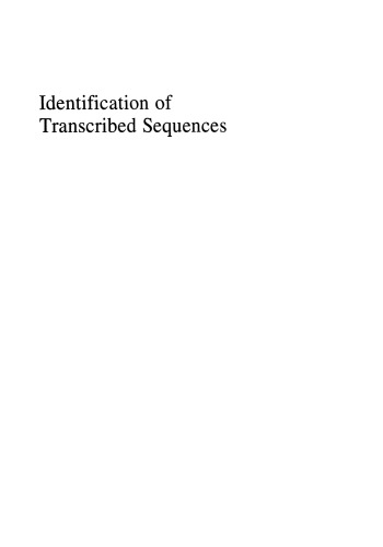 Identification of Transcribed Sequences