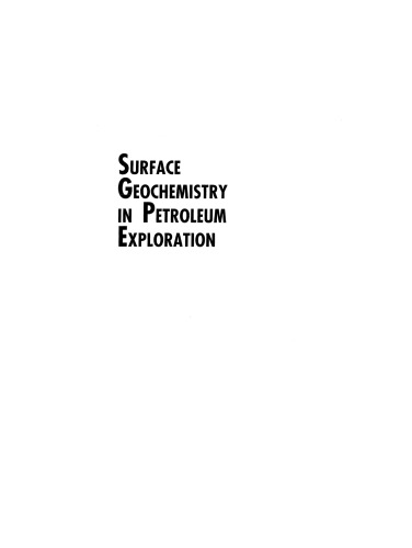 Surface Geochemistry in Petroleum Exploration