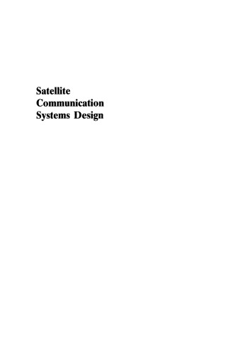 Satellite Communication Systems Design