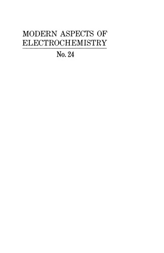 Modern Aspects of Electrochemistry