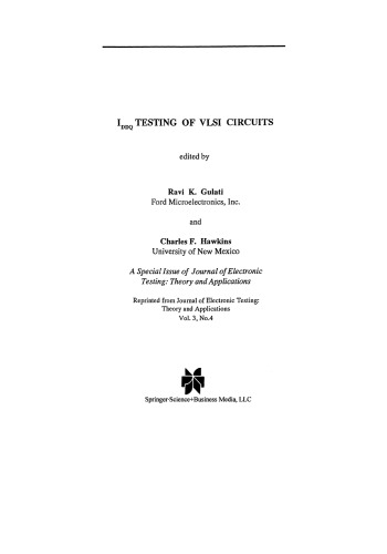 IDDQ Testing of VLSI Circuits