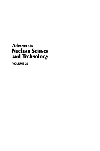 Advances in Nuclear Science and Technology