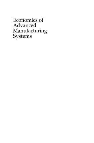 Economics of Advanced Manufacturing Systems