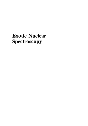 Exotic Nuclear Spectroscopy