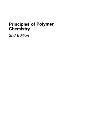 Principles of Polymer Chemistry