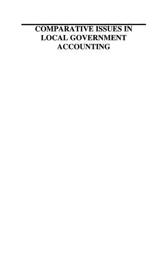 Comparative Issues in Local Government Accounting