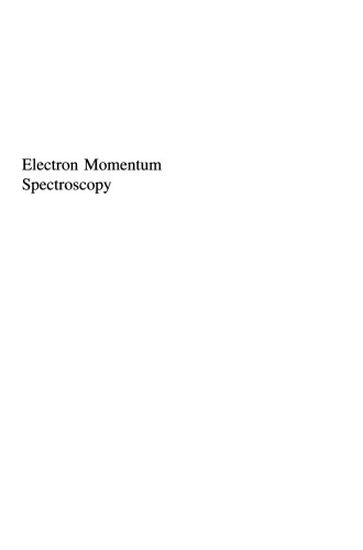 Electron Momentum Spectroscopy