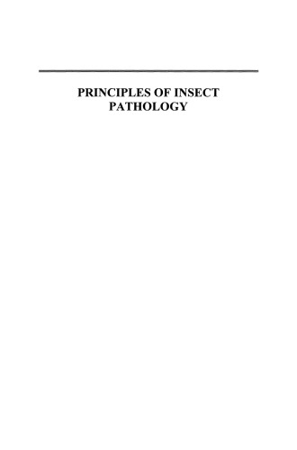 Principles of Insect Pathology