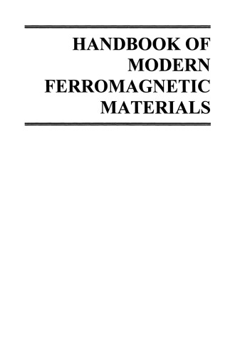 Handbook of Modern Ferromagnetic Materials