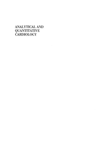 Analytical and Quantitative Cardiology