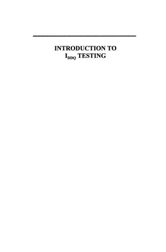 Introduction to IDDQ Testing