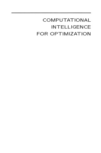 Computational Intelligence for Optimization