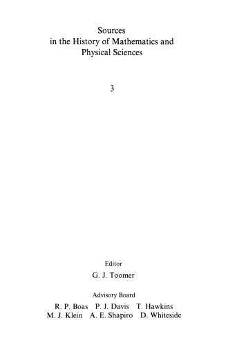 Books IV to VII of Diophantus’ Arithmetica : in the Arabic Translation Attributed to Qustā ibn Lūqā