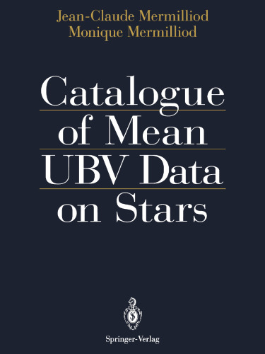 Catalogue of Mean UBV Data on Stars