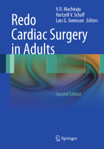 Redo Cardiac Surgery in Adults