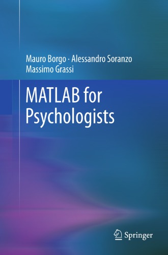 MATLAB for Psychologists