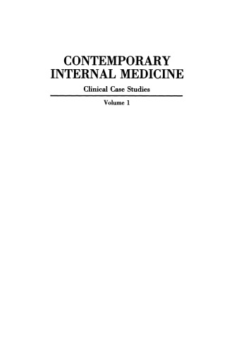 Contemporary Internal Medicine: Clinical Case Studies
