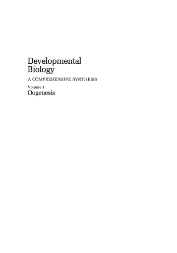 Oogenesis