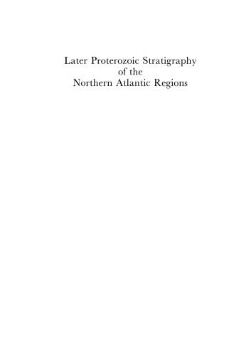 Later Proterozoic Stratigraphy of the Northern Atlantic Regions