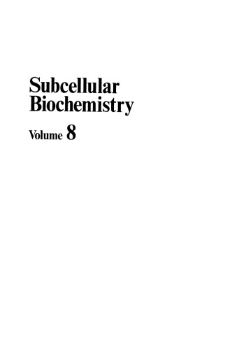 Subcellular Biochemistry: Volume 8