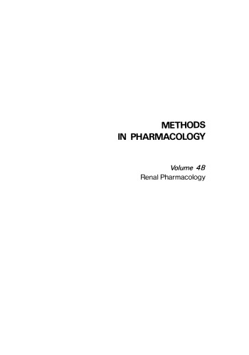 Renal Pharmacology