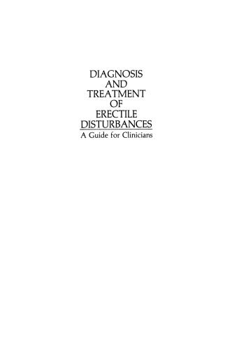 Diagnosis and Treatment of Erectile Disturbances: A Guide for Clinicians