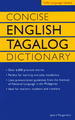 Concise English-Tagalog dictionary