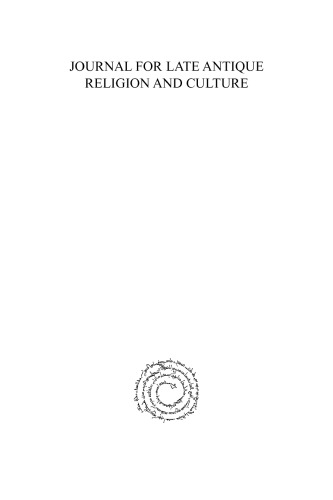 Journal for Late Antique Religion and Culture