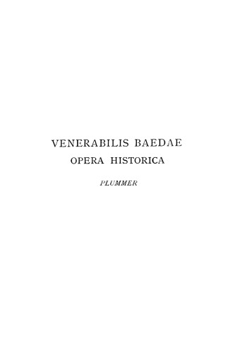 Venerabilis Baedae Historiam Ecclesiasticam