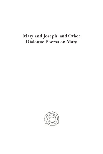 Mary and Joseph, and Other Dialogue Poems on Mary
