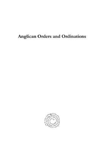 Anglican Orders and Ordinations