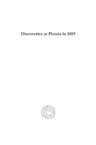 Discoveries at Plataia in 1889