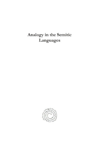 Analogy in the Semitic Languages