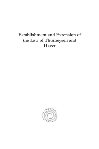 Establishment and Extension of the Law of Thurneysen and Havet