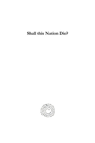 Shall this Nation Die?