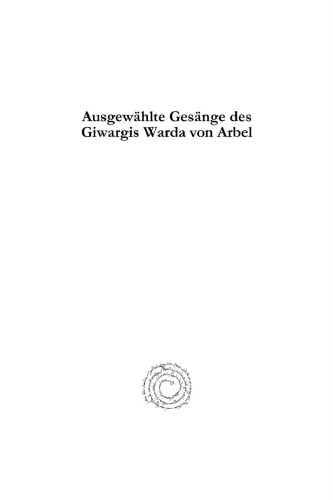 Ausgewählte Gesänge des Giwargis Warda von Arbel