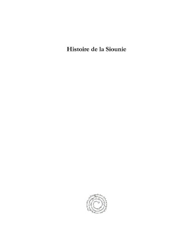 Histoire de la Siounie