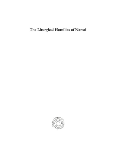 The Liturgical Homilies of Narsai