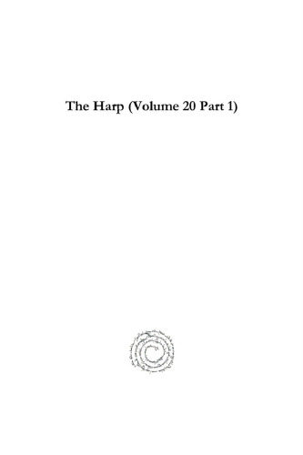 The Harp (Volume 20 Part 1): Festschrift: Rev. Dr. Jacob Thekeparampil