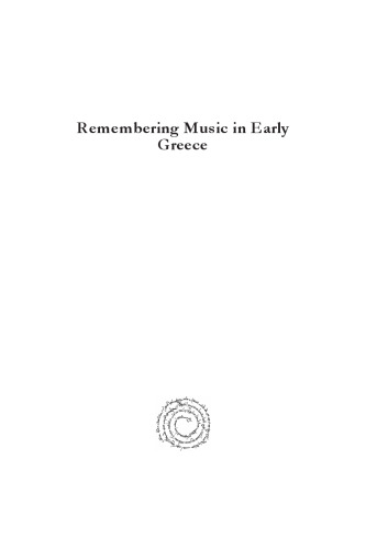 Remembering Music in Early Greece