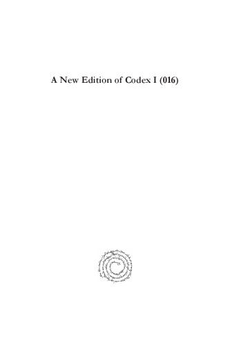 A new edition of Codex I: The Washington Pauline Manuscript