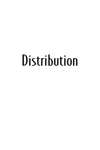 Distribution: Planning and Control